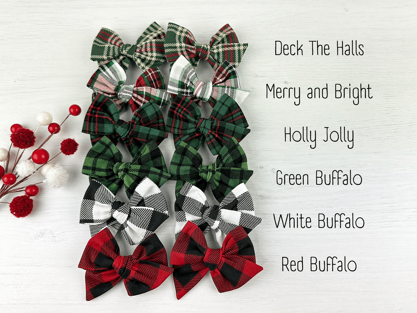 Christmas Pinwheel Bows