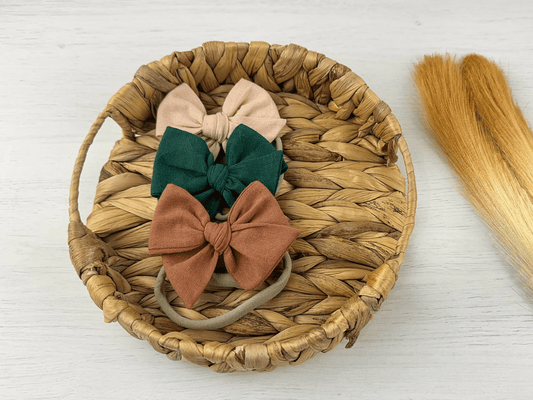 Fall Pinwheel Bows