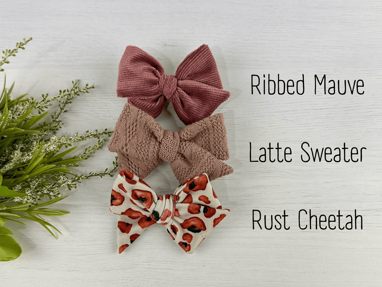 Girly Fall Pinwheel Bows