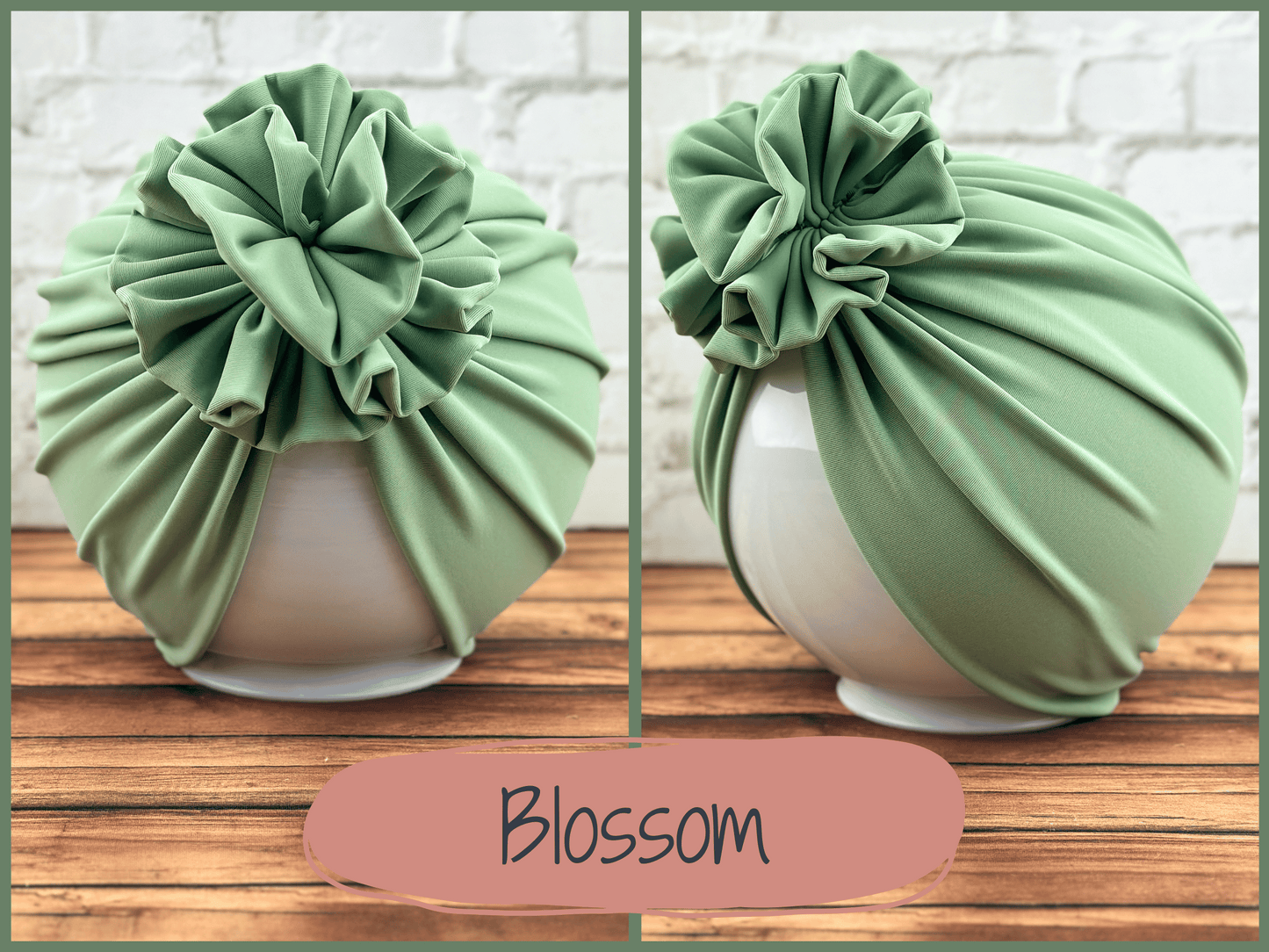 Sage Swim Turban