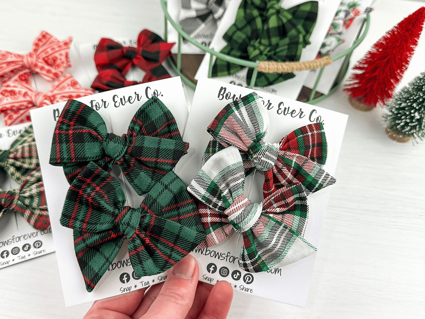 Christmas Pinwheel Piggies