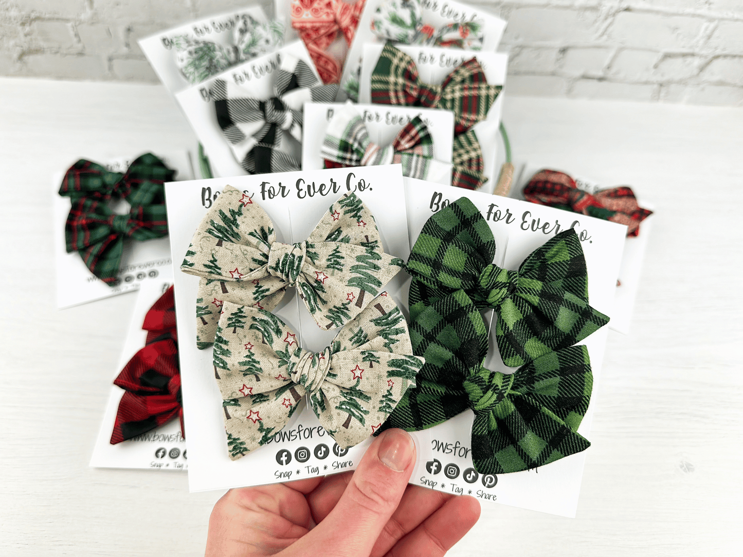 Christmas Pinwheel Piggies