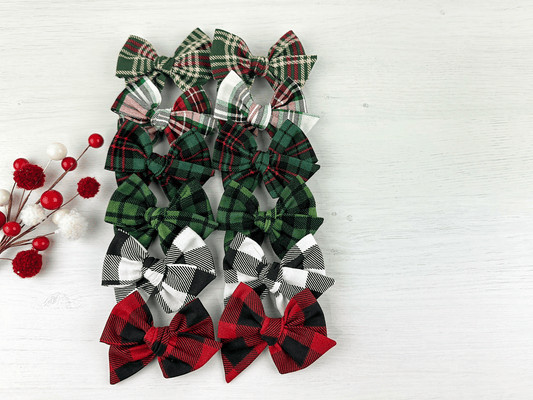 Christmas Pinwheel Bows