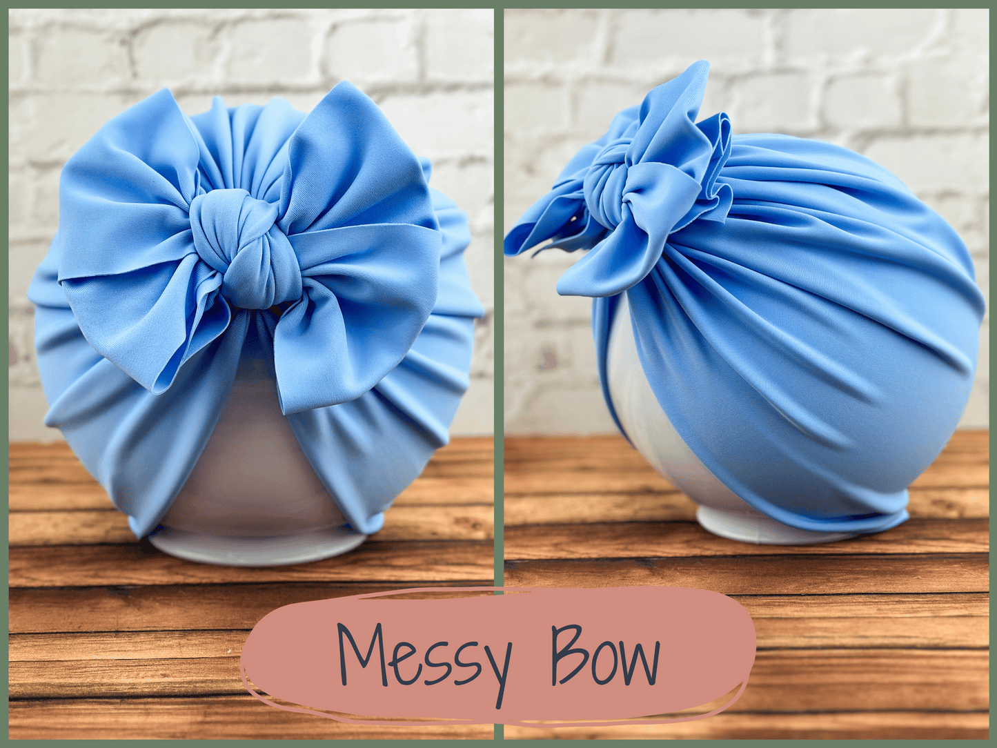 Periwinkle Swim Turban