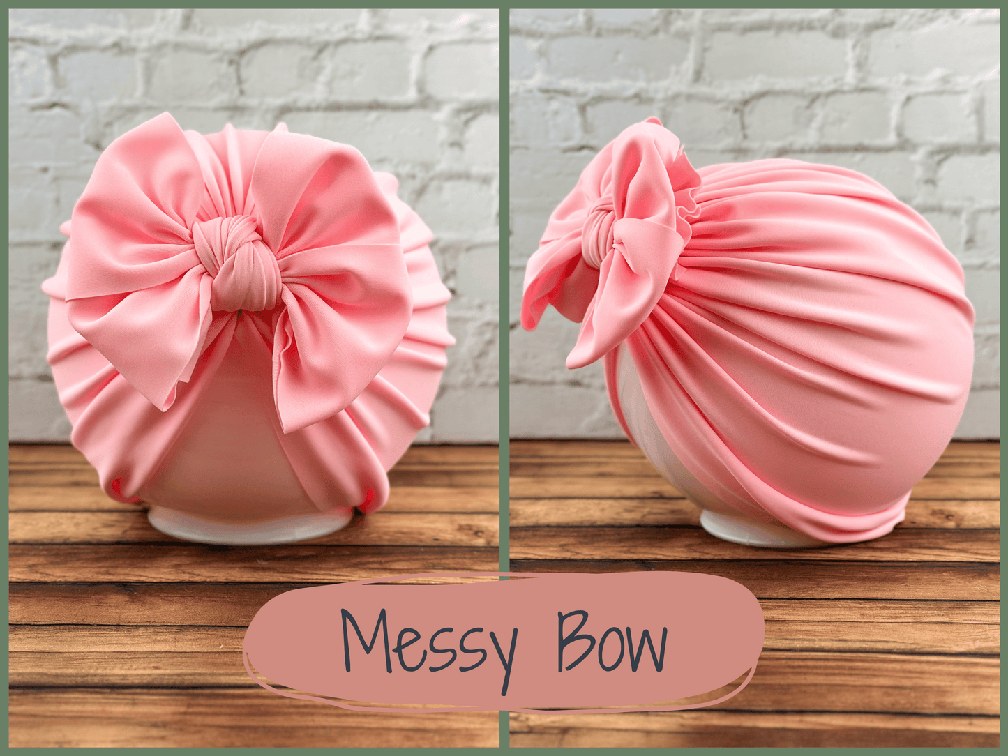 Pink Swim Turban