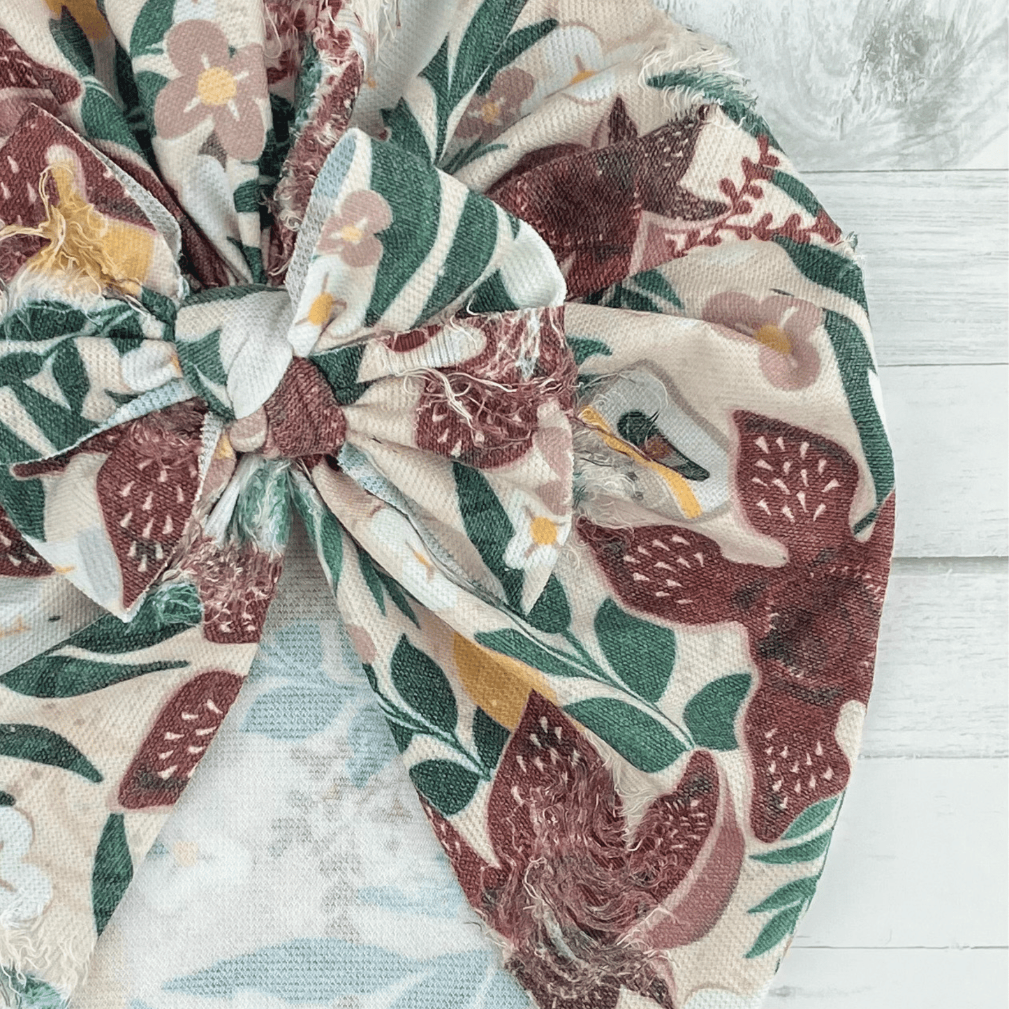Distressed Demogorgan Floral Turban