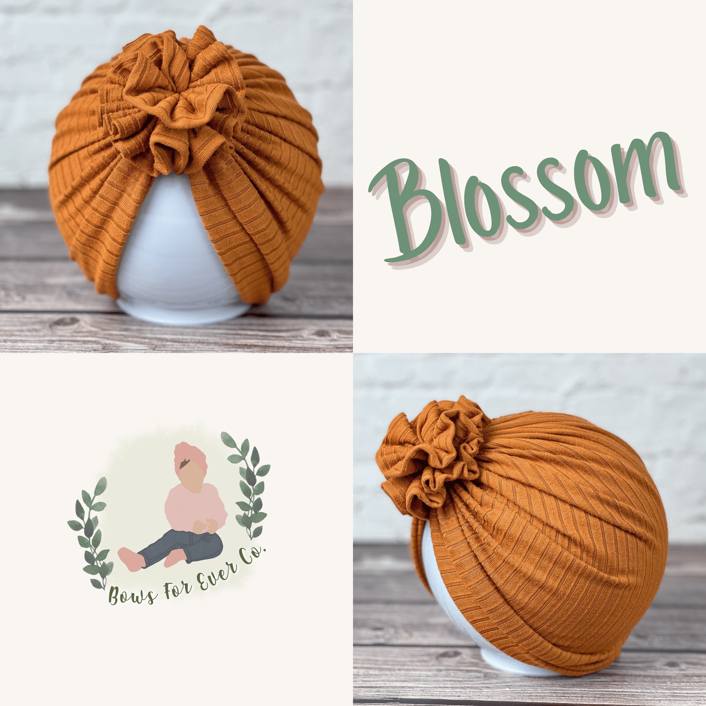 Ribbed Adobe Turban