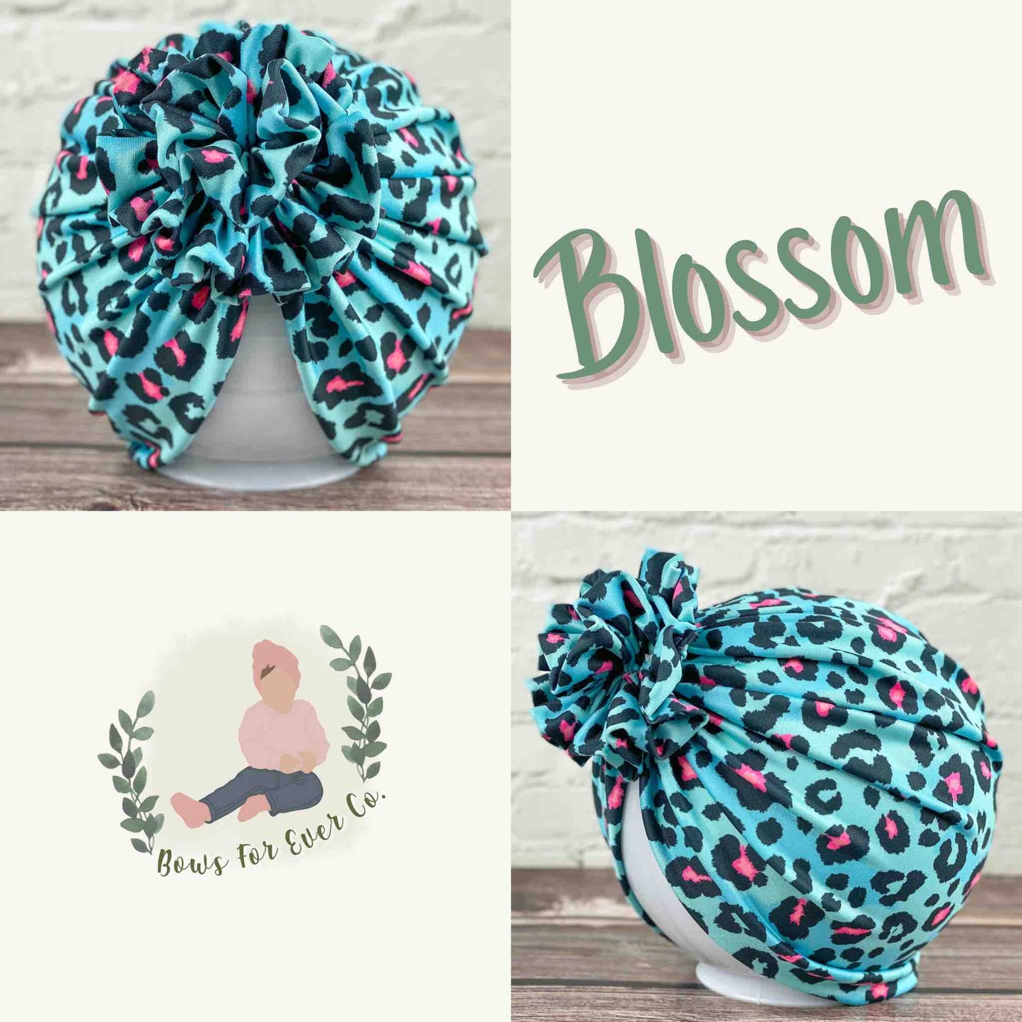 Aqua Cheetah Swim Turban