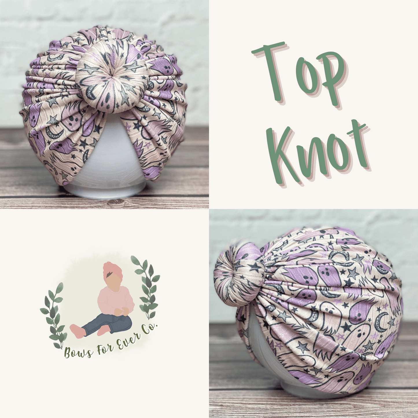 Ribbed Ghosts and Stars Turban