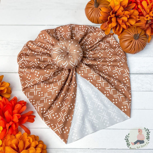 Mustard Mudcloth Turban