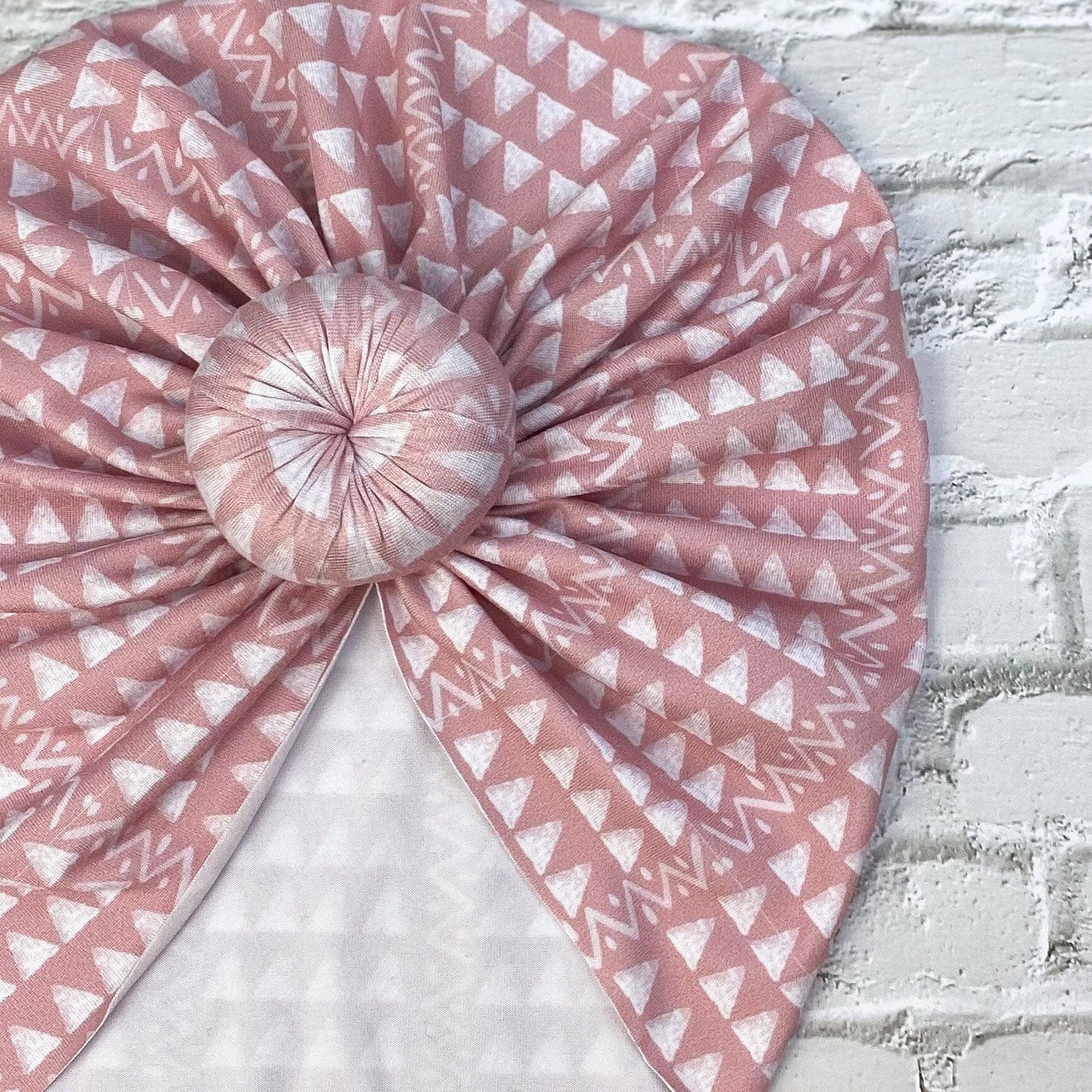 Pink Mudcloth Turban