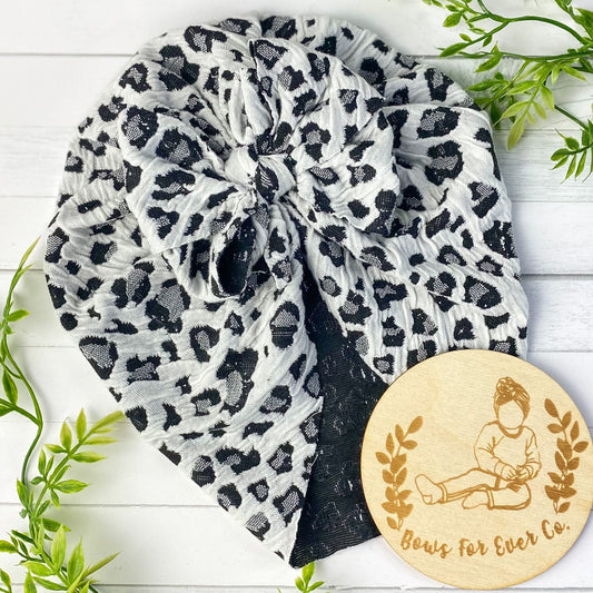 White Cheetah Turban