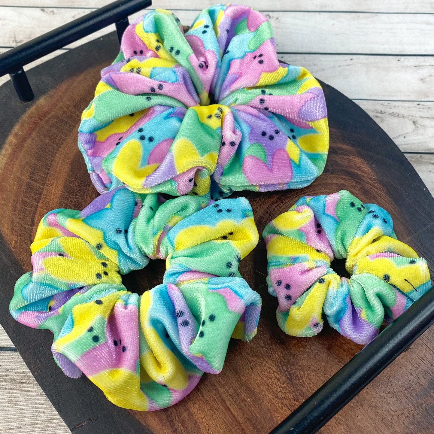Peeps Velvet Scrunchie