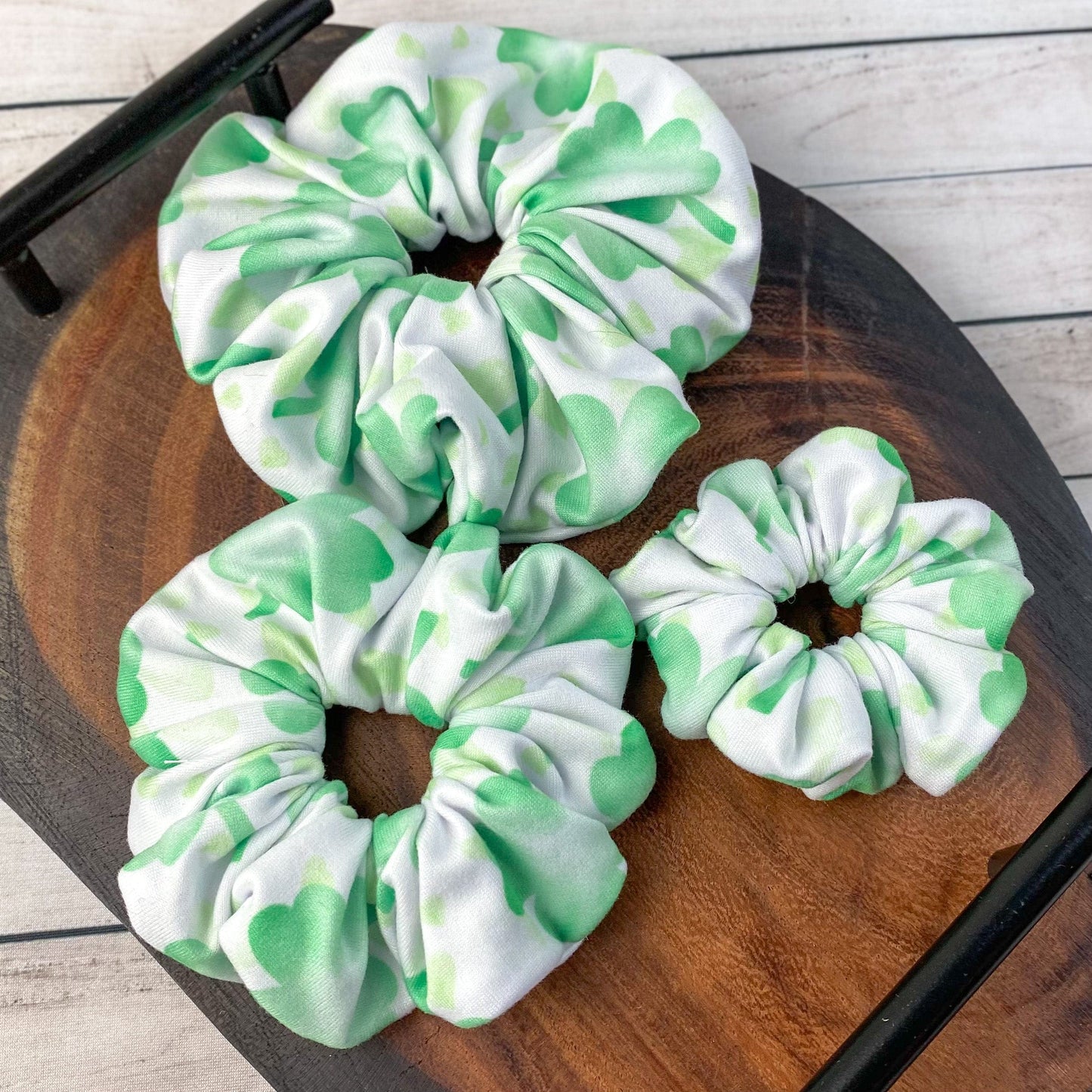 Four Leaf Clover Scrunchie