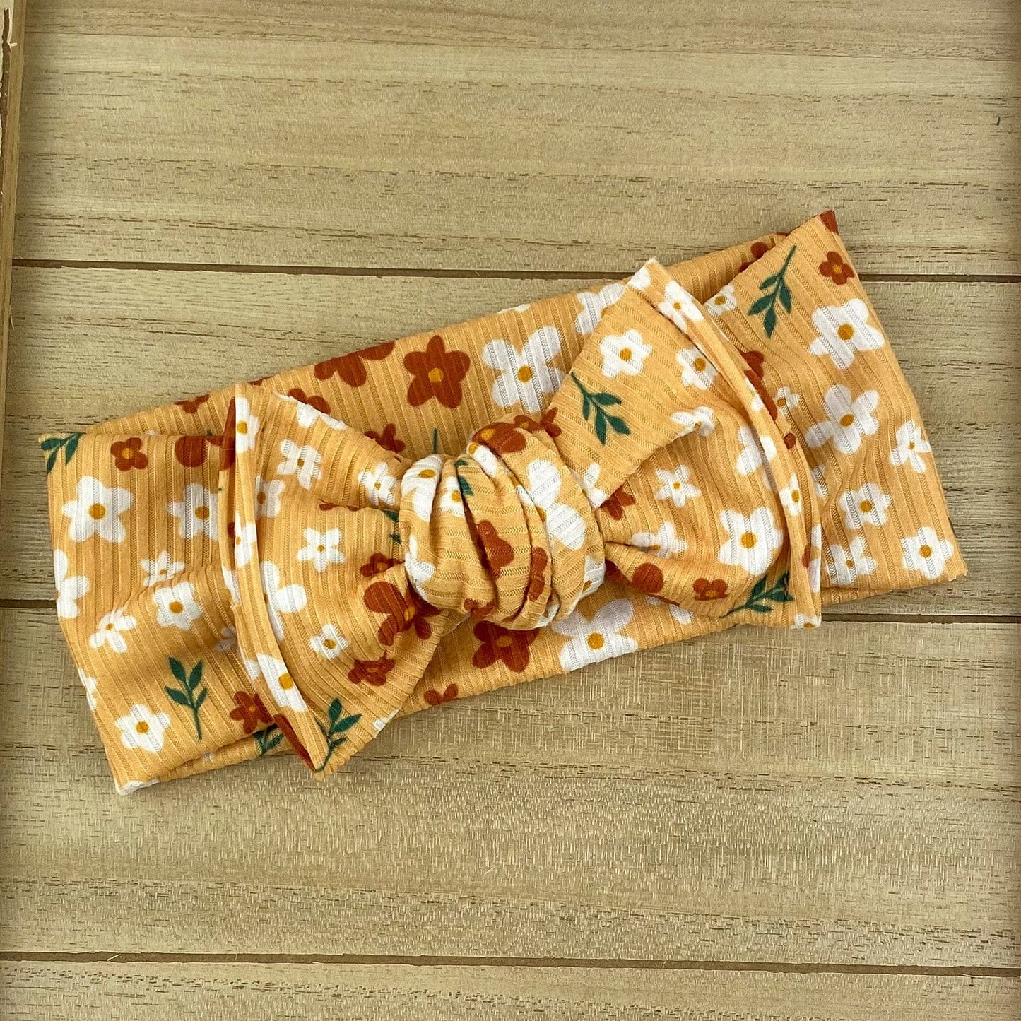 Autmun Floral Chunky Knot Headwraps