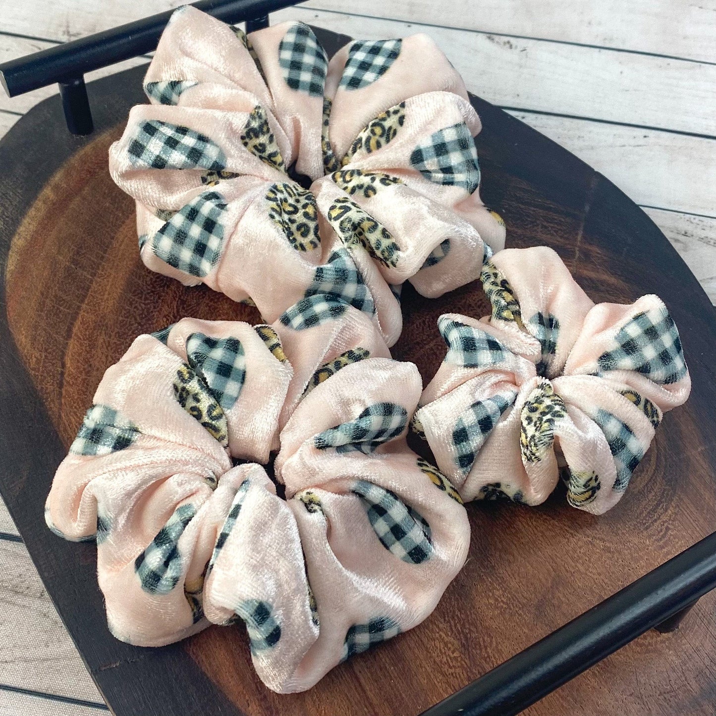 Easter Eggs Velvet Scrunchie
