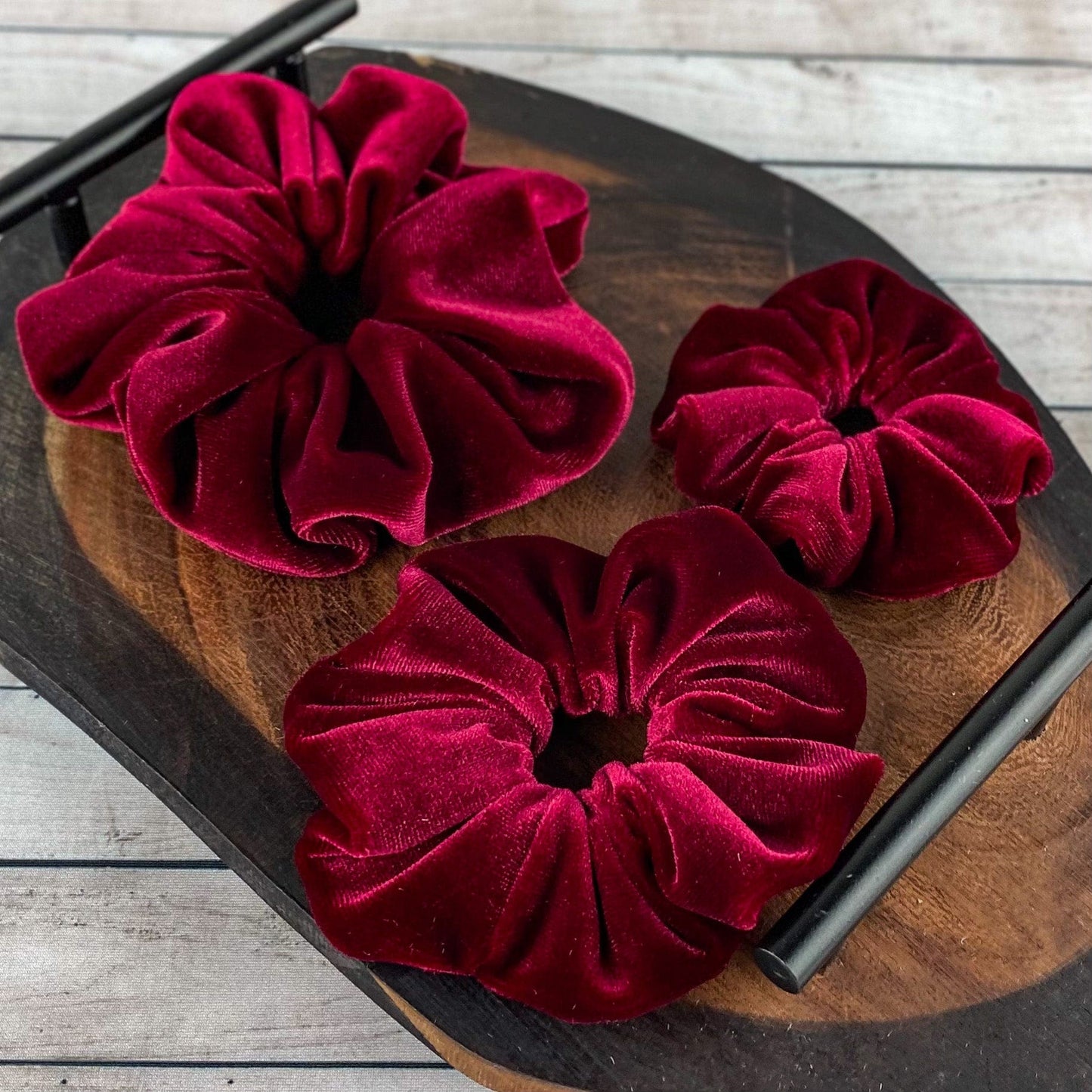 Solid Velvet Scrunchies