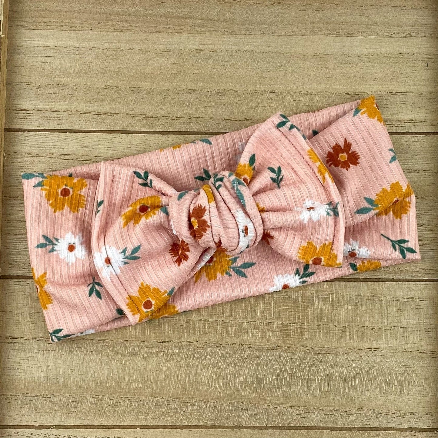 Autmun Floral Chunky Knot Headwraps