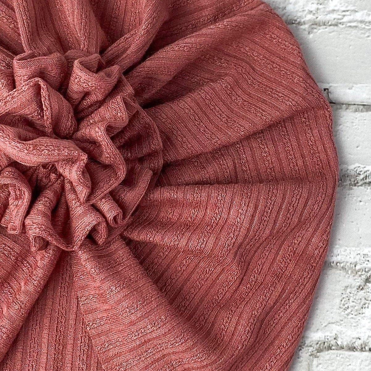 Ribbed Dusty Rose Pontelle Turban
