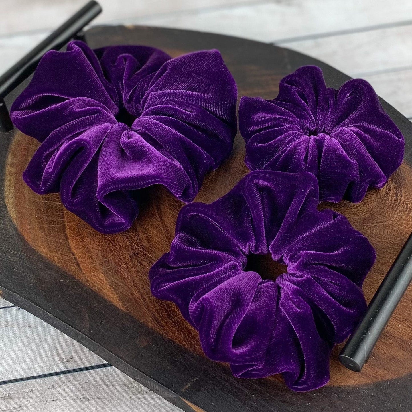 Solid Velvet Scrunchies