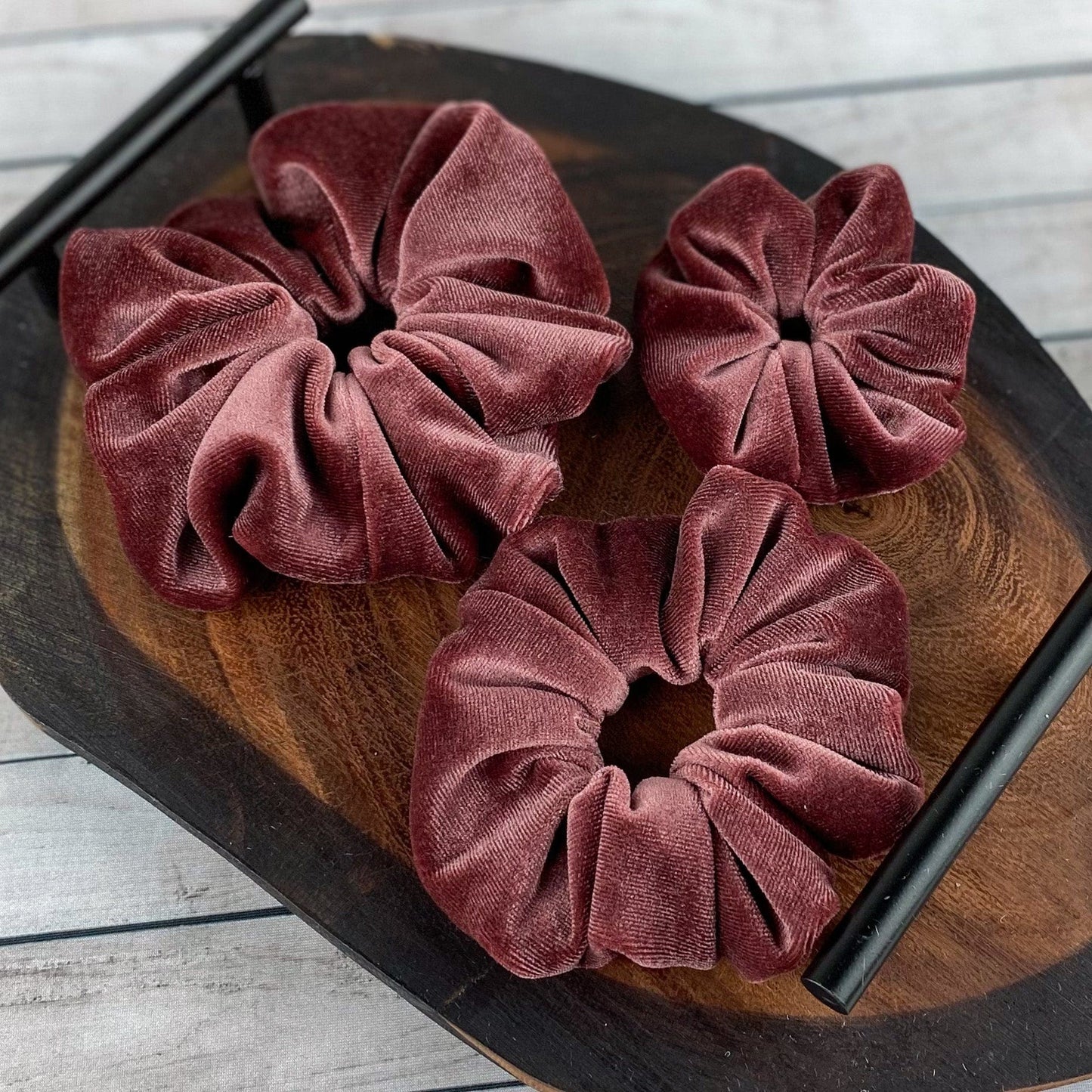 Solid Velvet Scrunchies