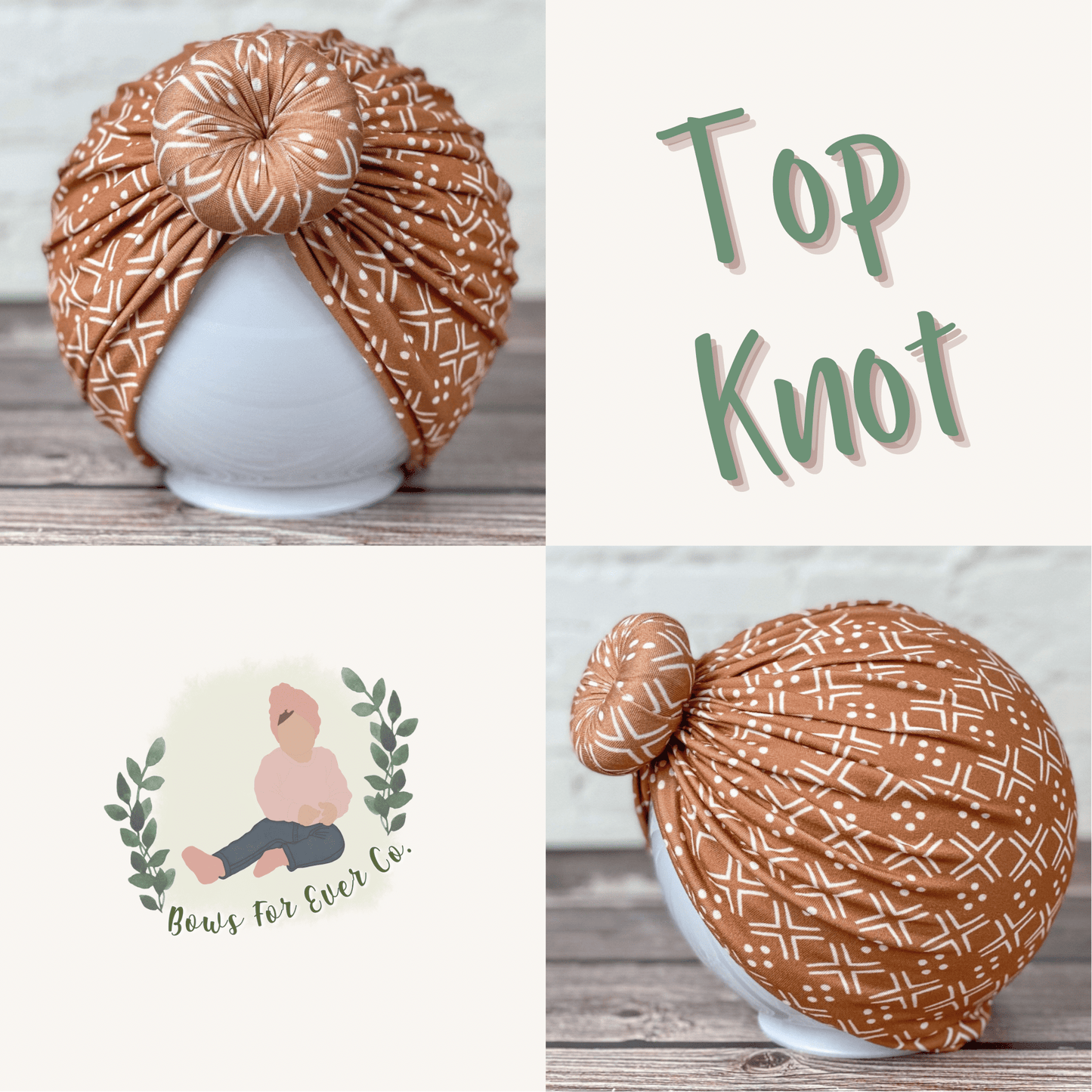 Mustard Mudcloth Turban