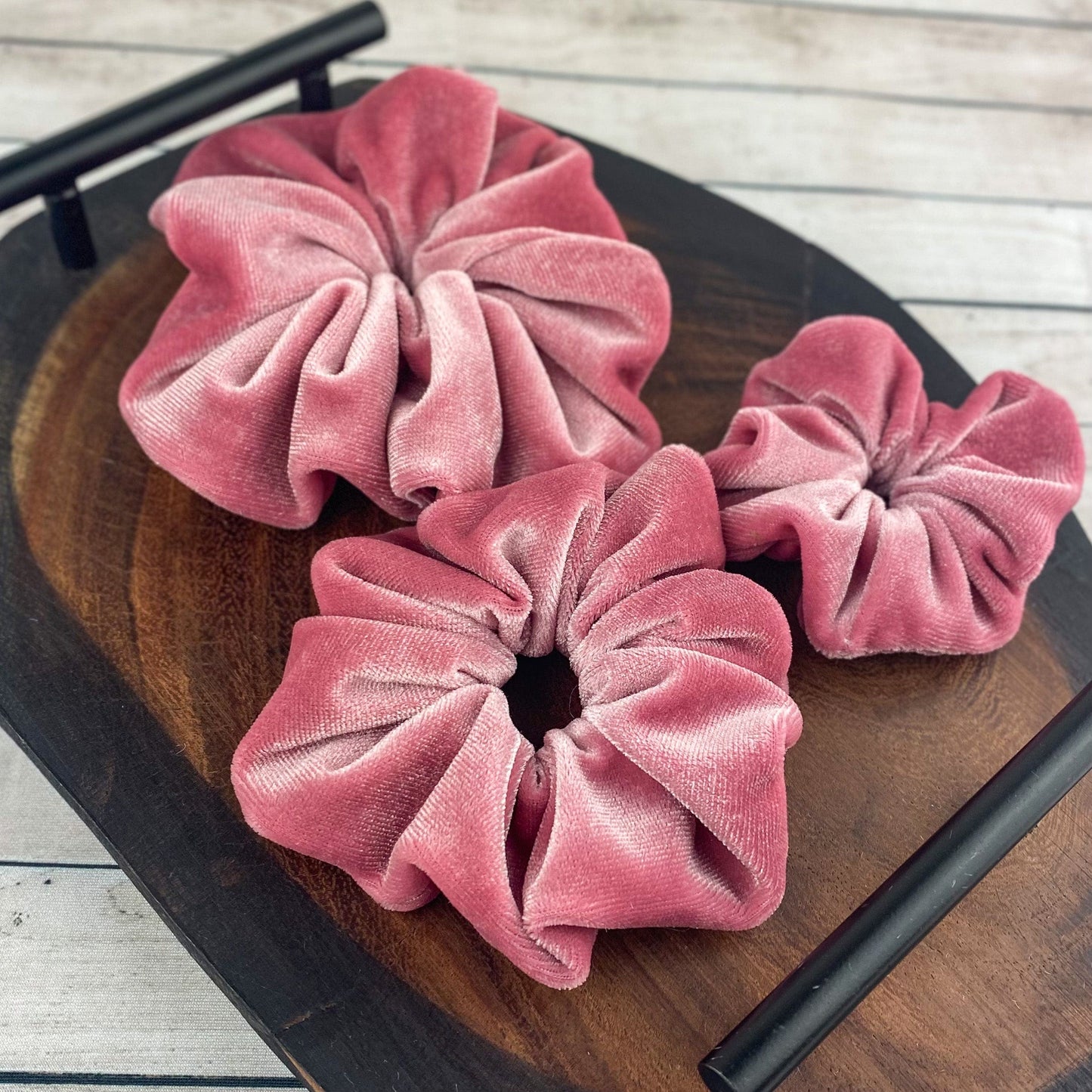 Solid Velvet Scrunchies
