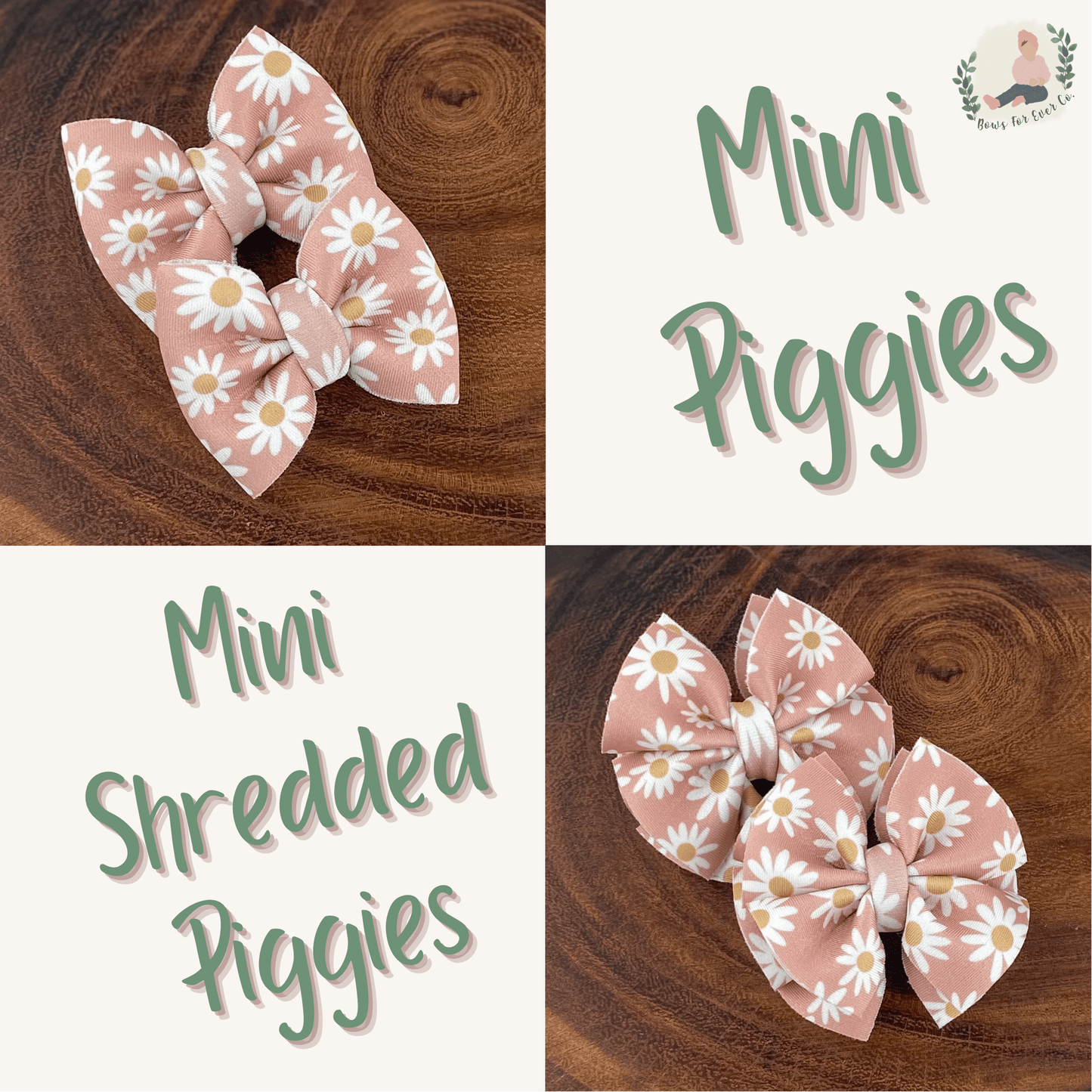 Floral Mini Piggies