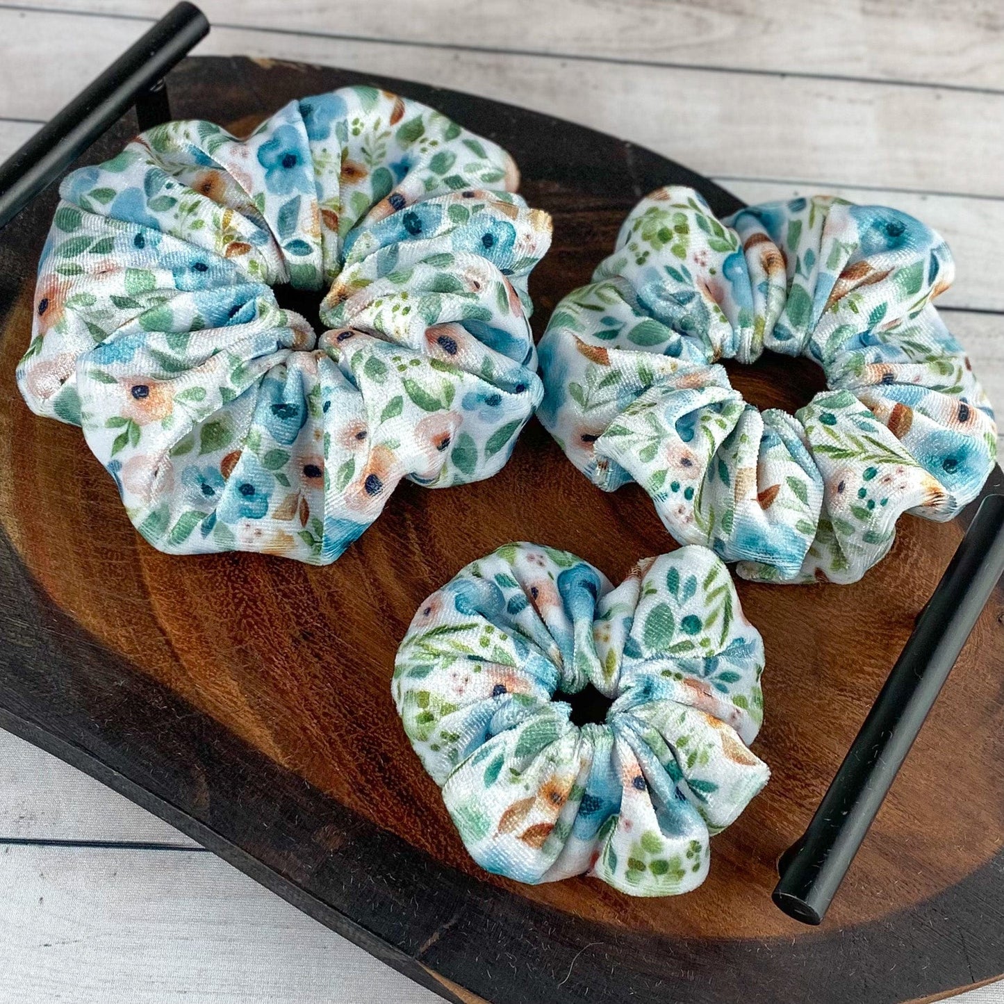 Woodland Velvet Scrunchie