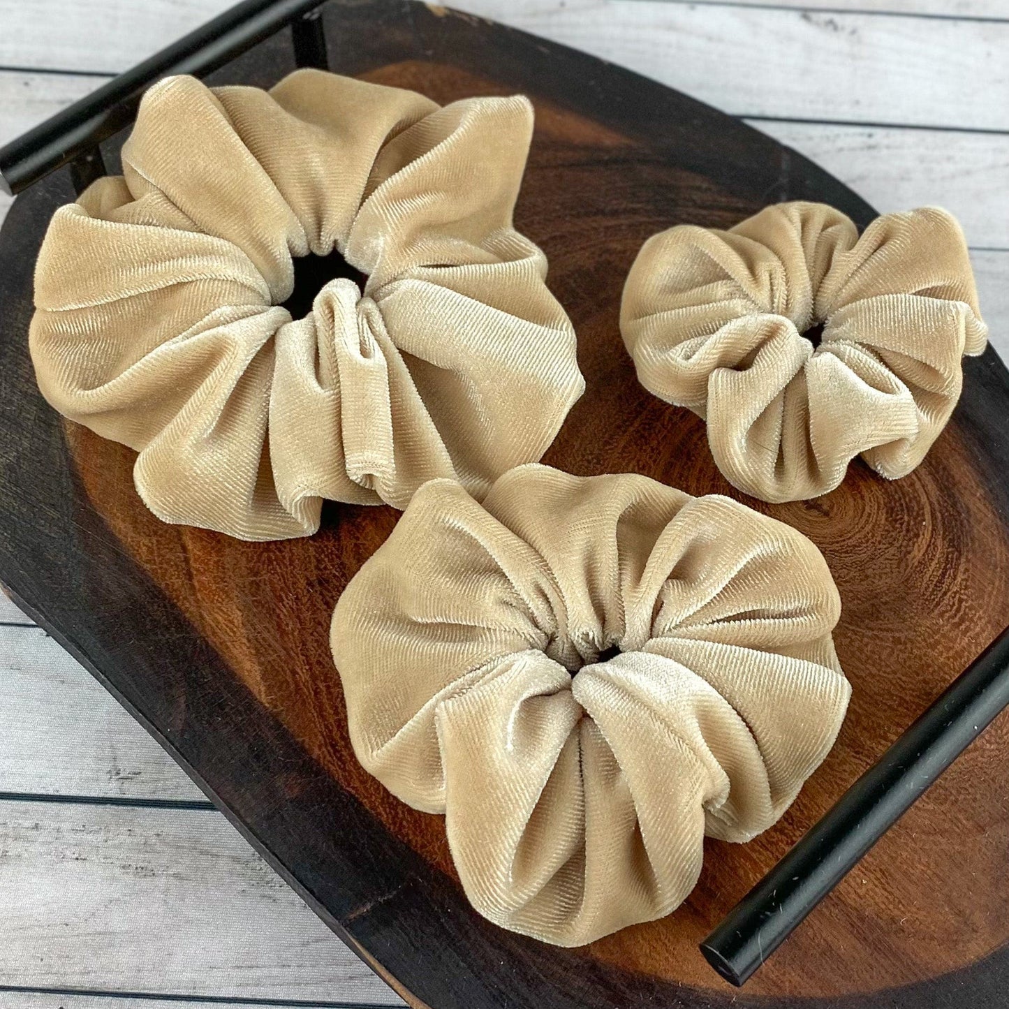 Solid Velvet Scrunchies