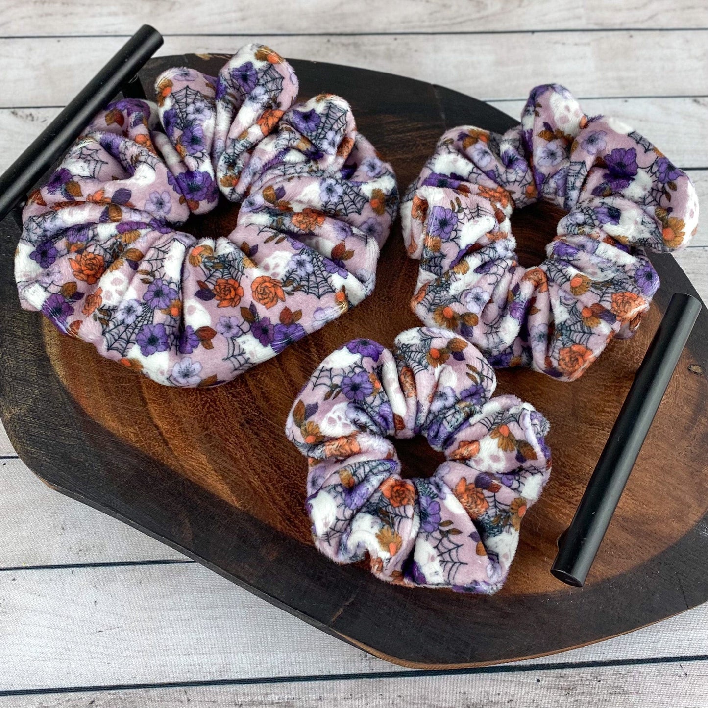 Halloween Velvet Scrunchie