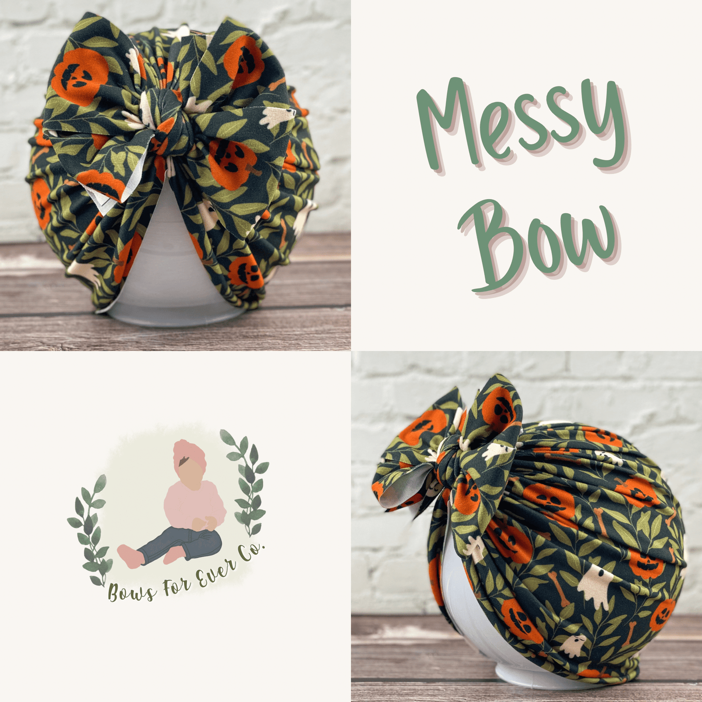 Halloween Vines Turban