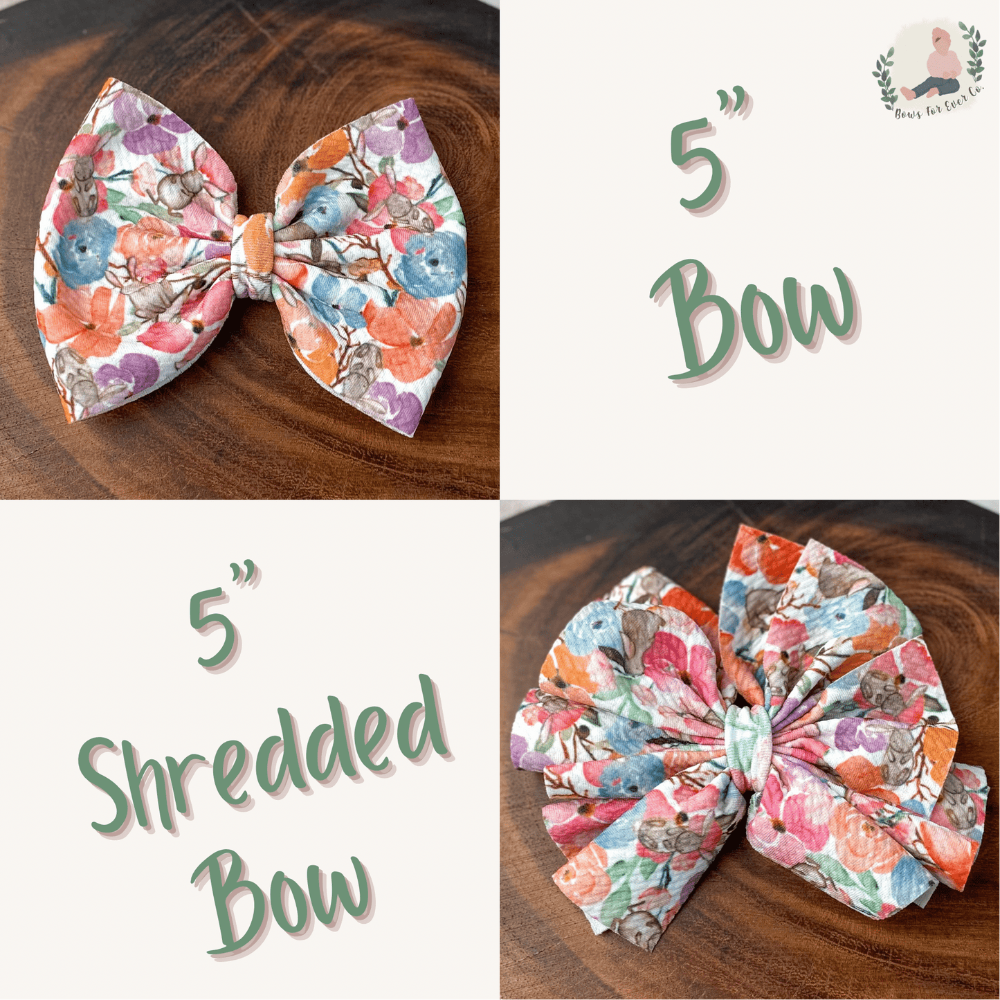 Bunny Floral Bow