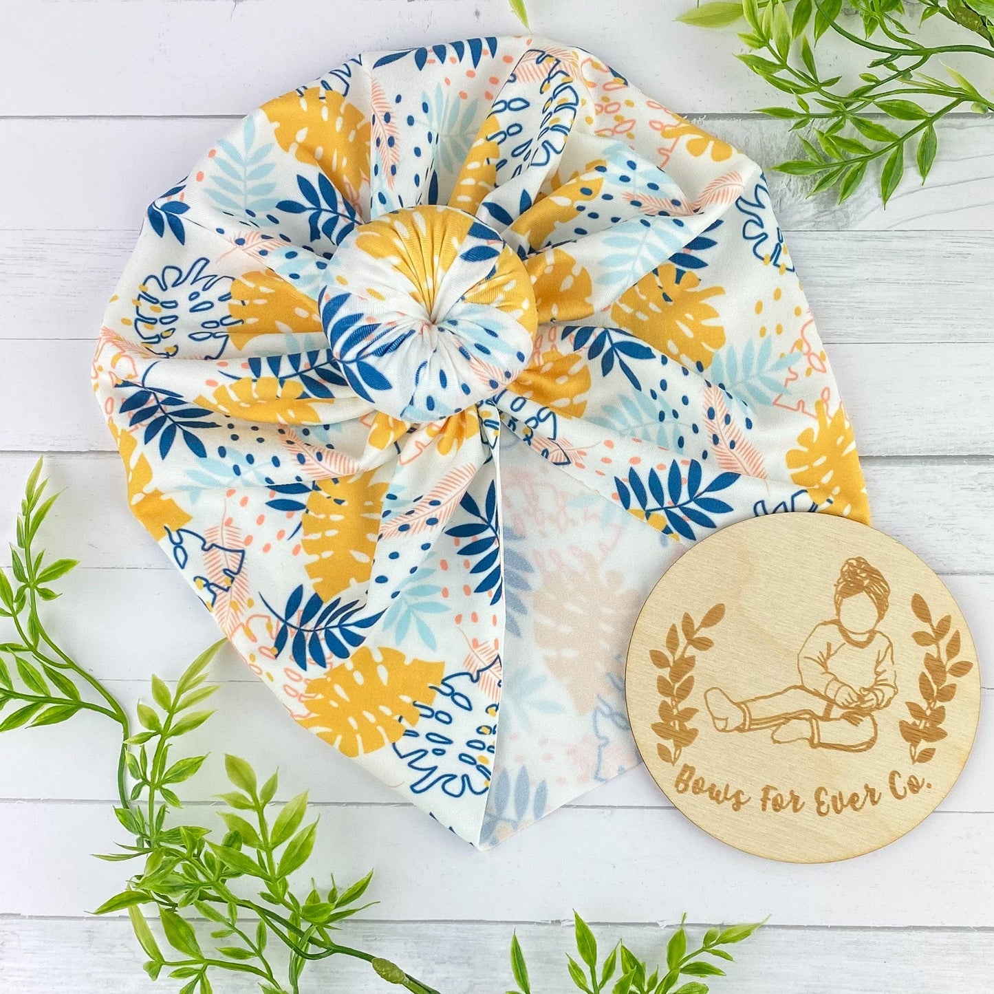 Tropical Floral Turban