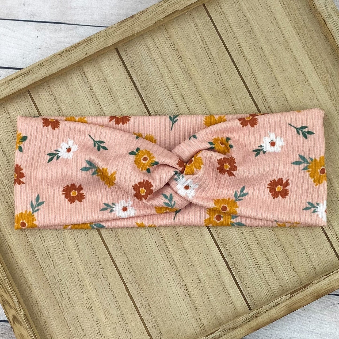 Autumn Floral Twist Headwraps