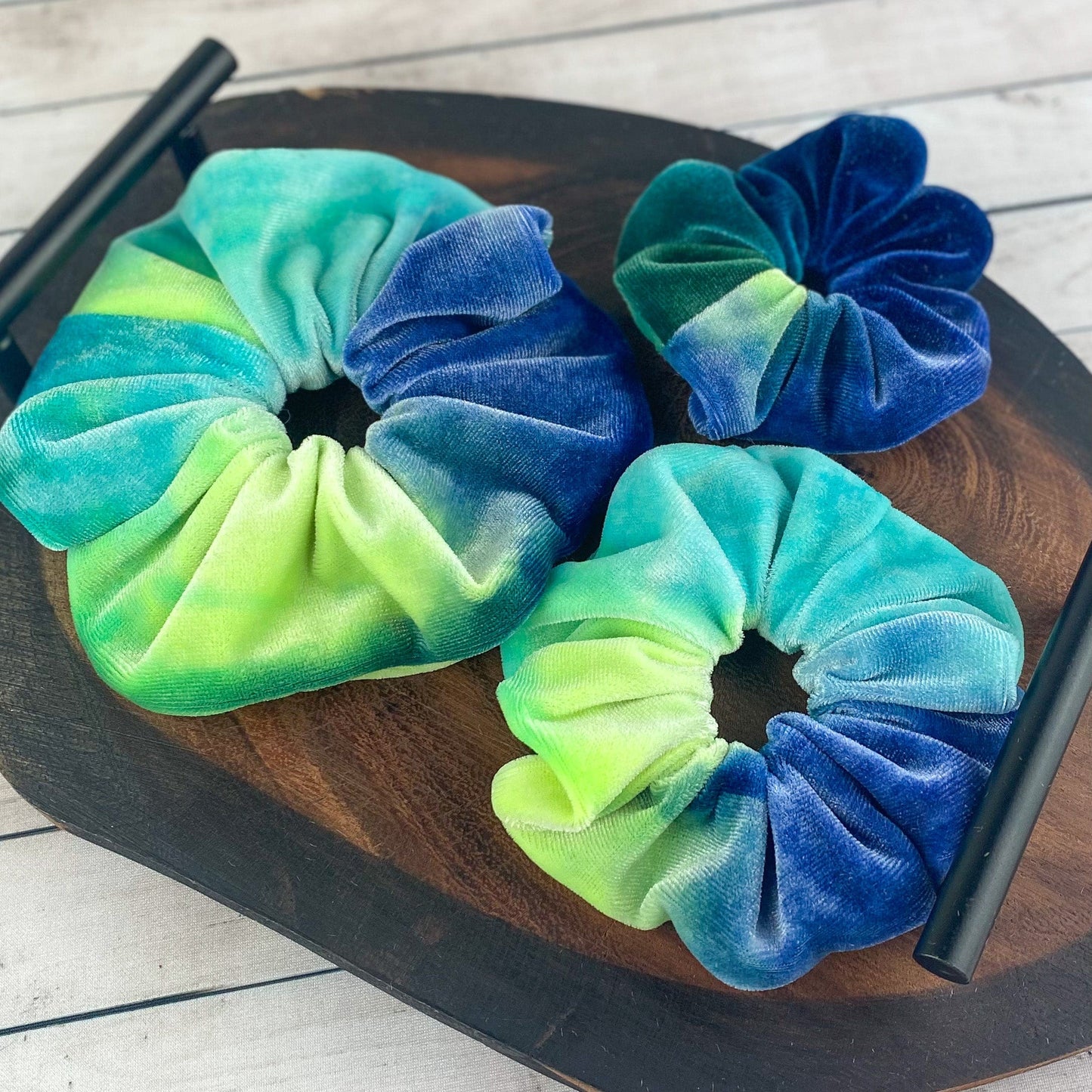 Tie Dye Velvet Scrunchie