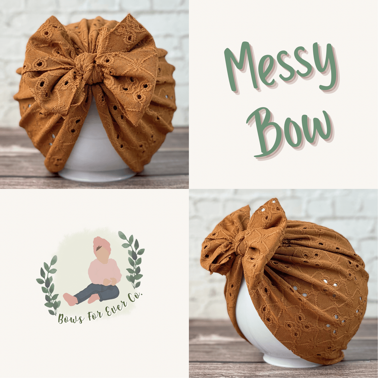 Caramel Eyelet Turban