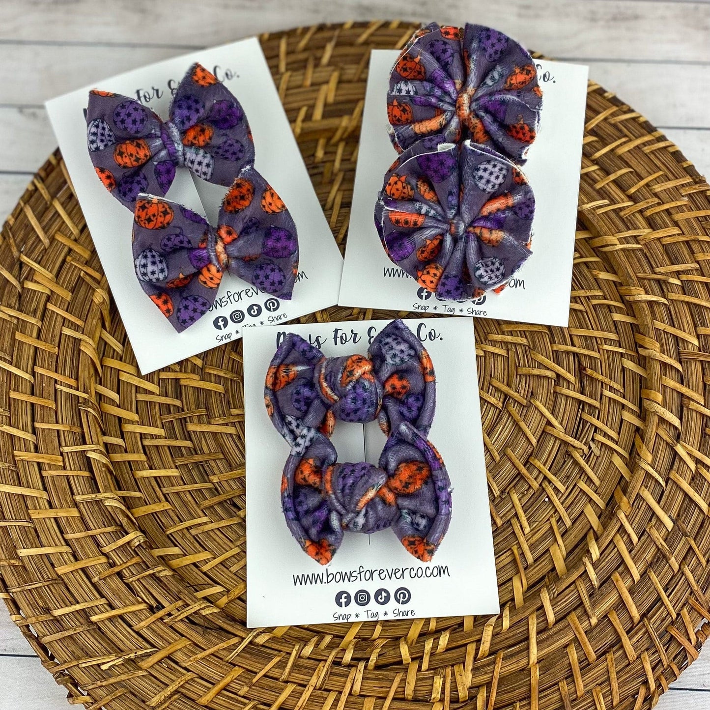 Halloween Velvet Piggies