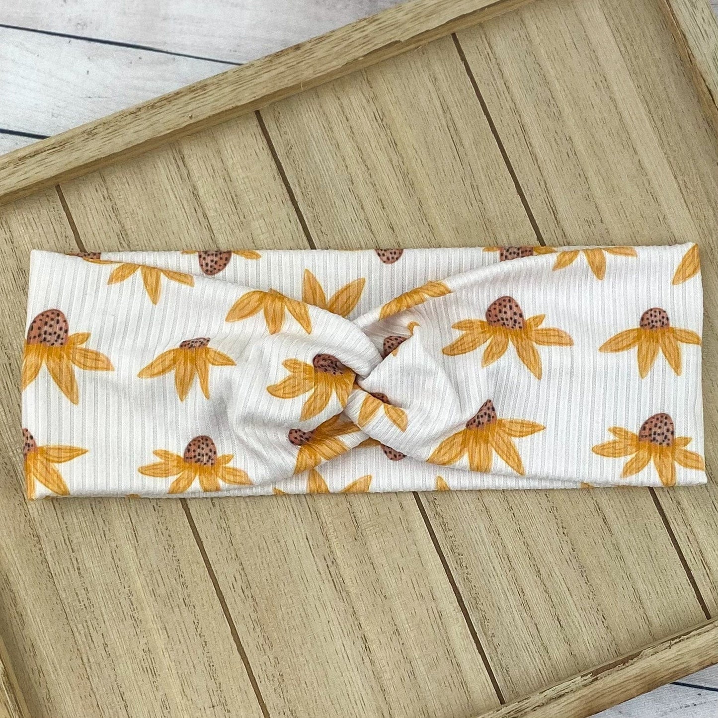 Autumn Floral Twist Headwraps