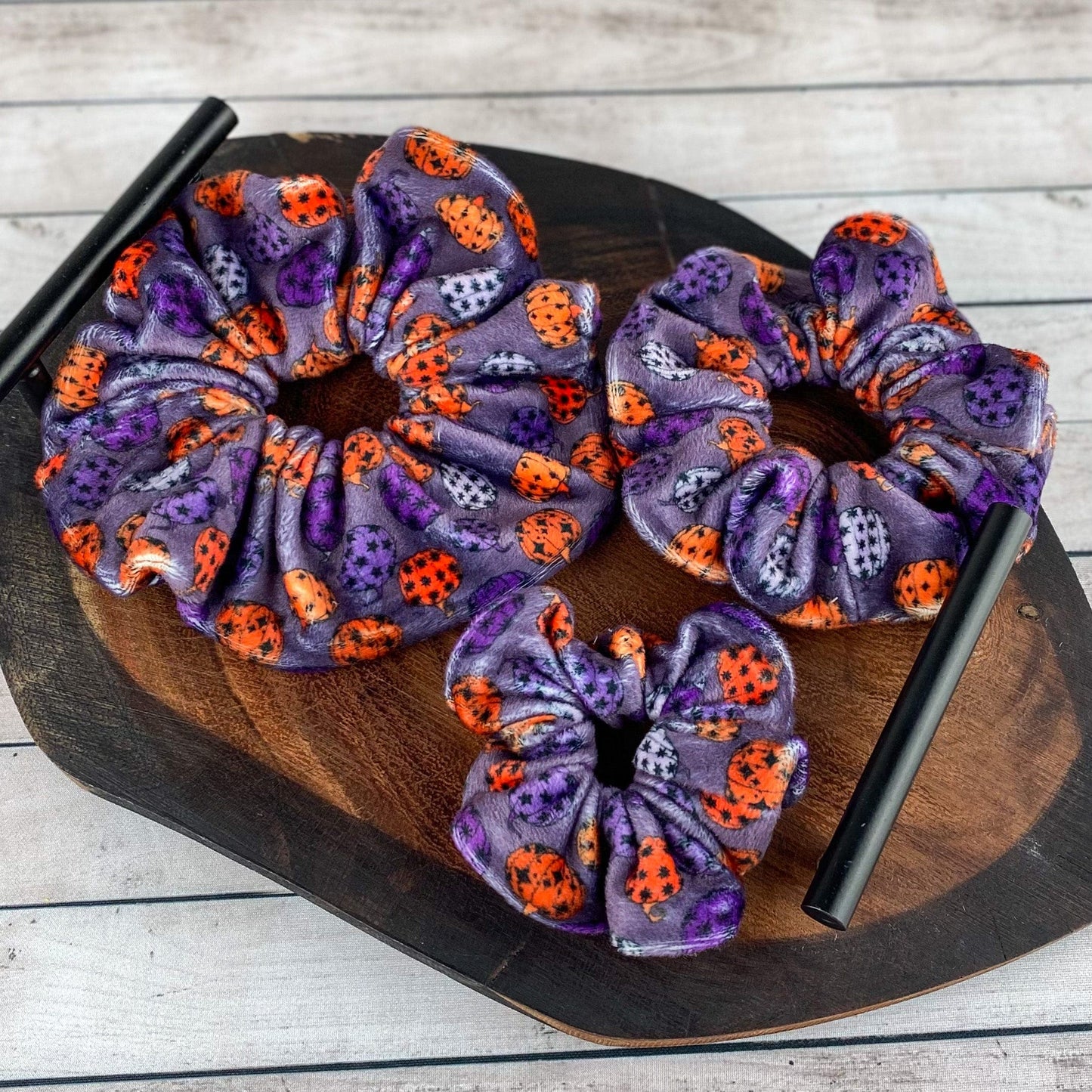 Halloween Velvet Scrunchie
