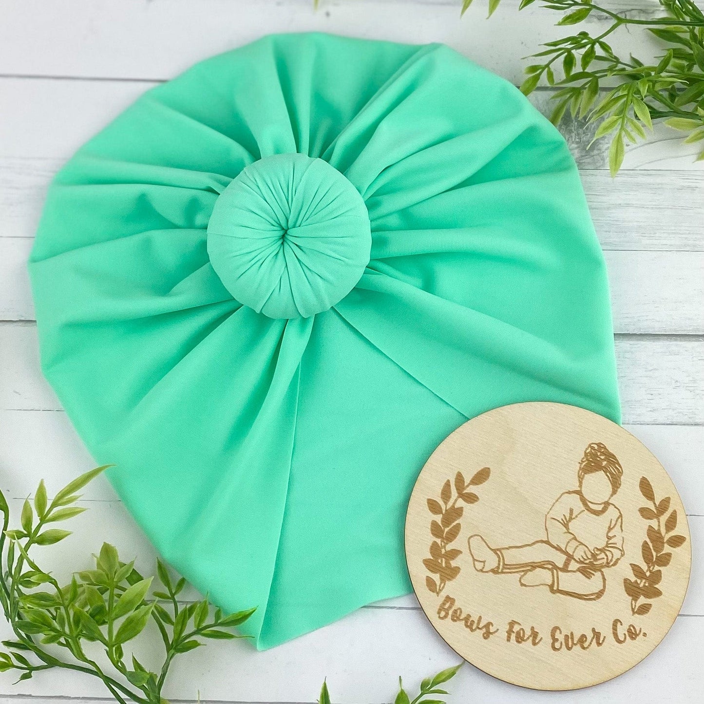 Mint Swim Turban