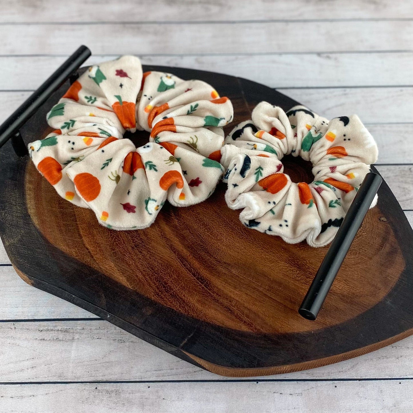 Halloween Velvet Scrunchie