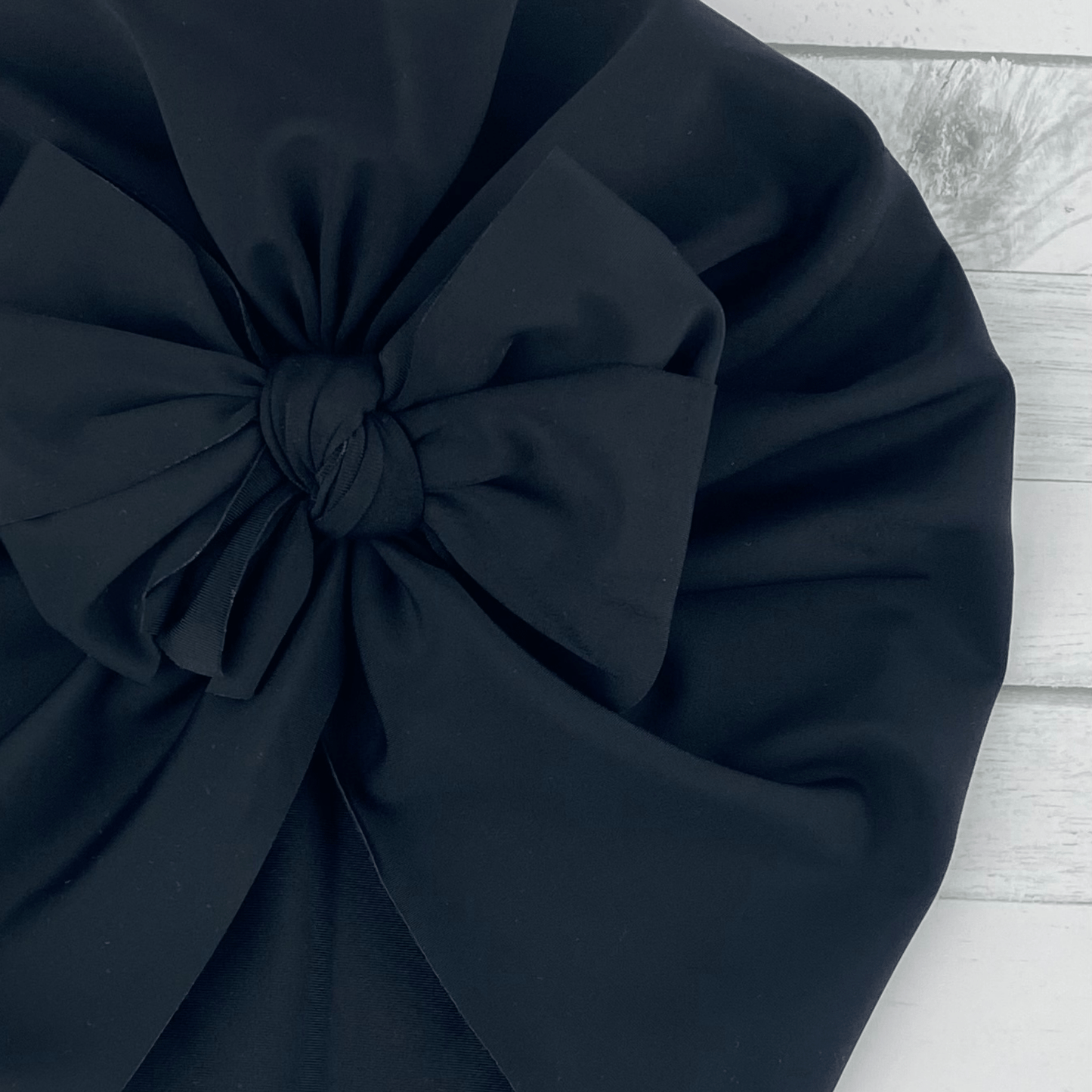 Black Swim Turban