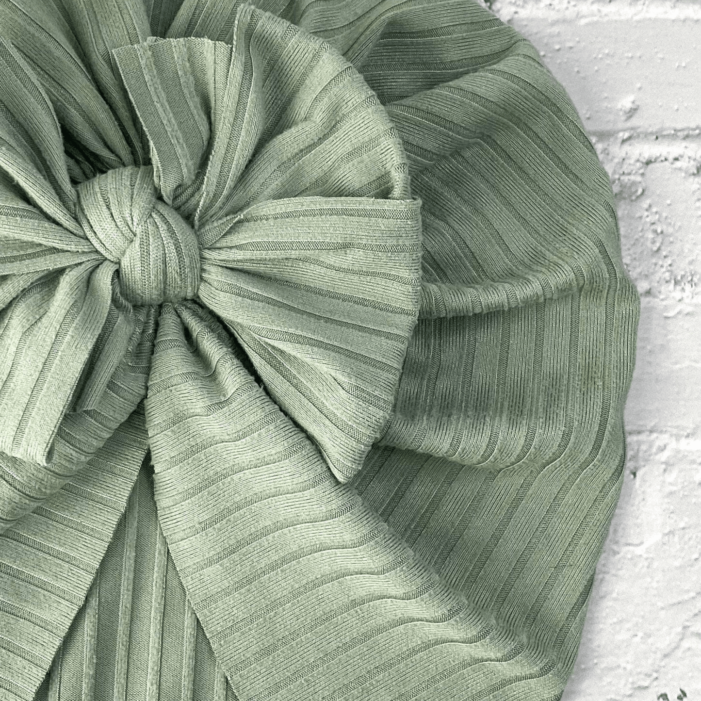 Ribbed Sage Turban
