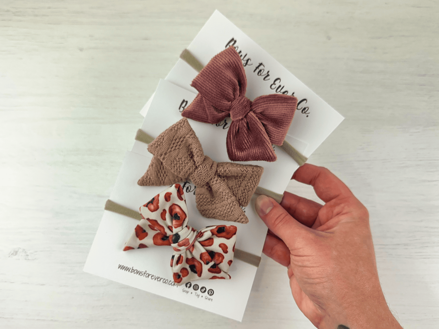 Girly Fall Pinwheel Bows