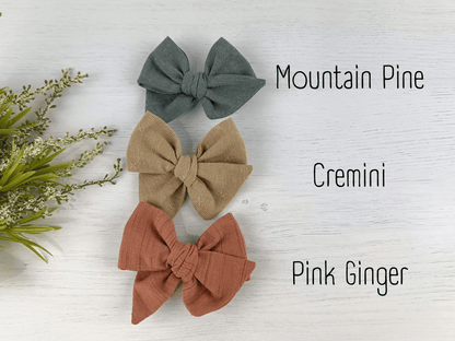 Neutral Pinwheel Bows