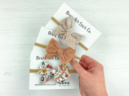 Wildflower Floral Pinwheel Bows