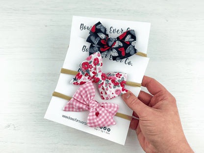 Valentine's Day Pinwheel Bows