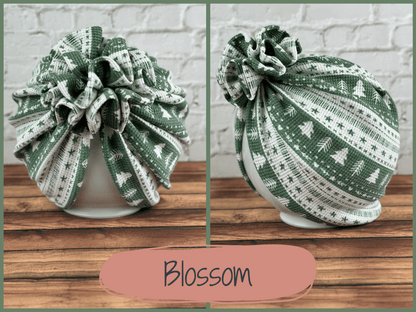 Green Ugly Sweater Waffle Knit Turban