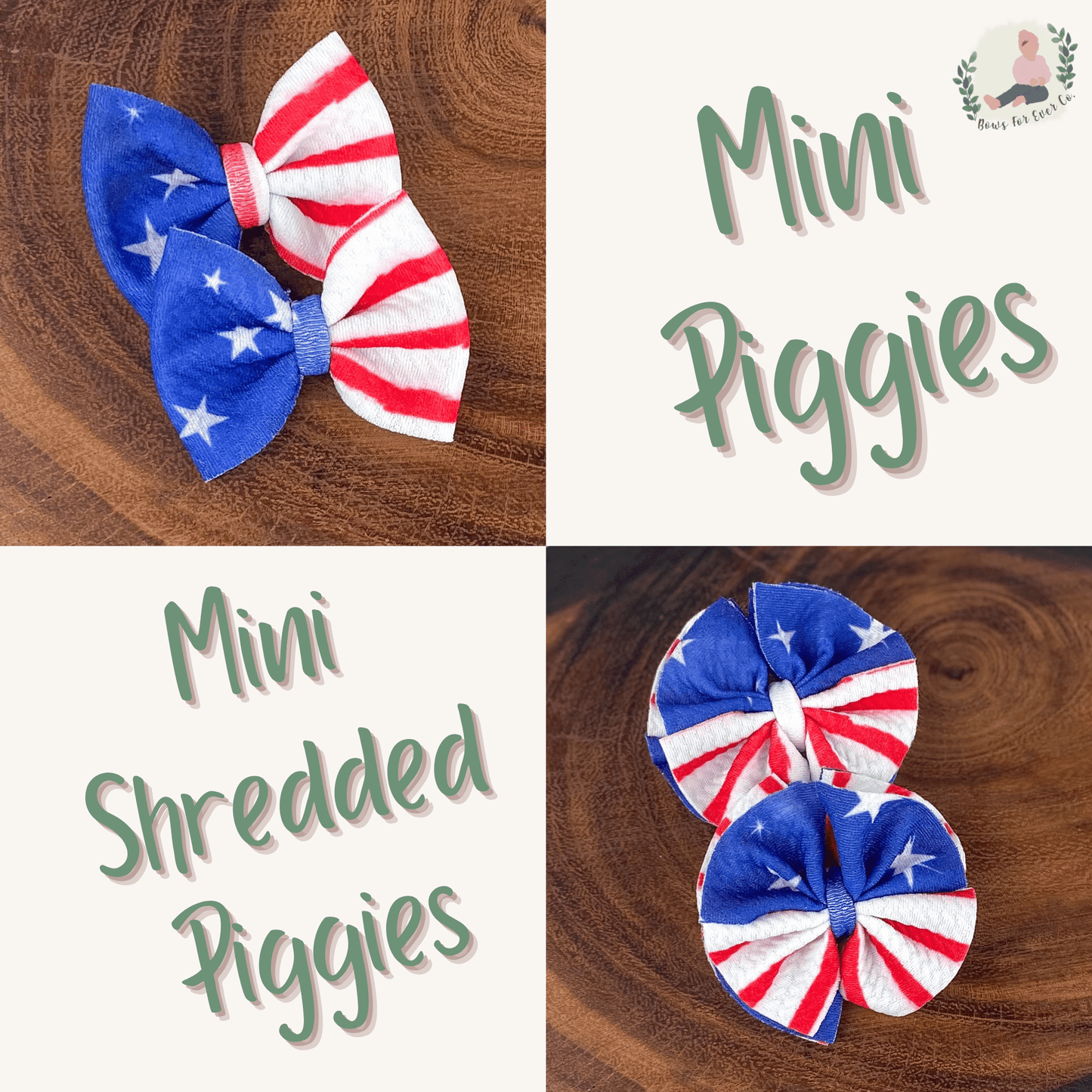 4th of July Mini Piggies